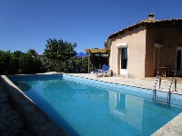 Private pool and terrace area