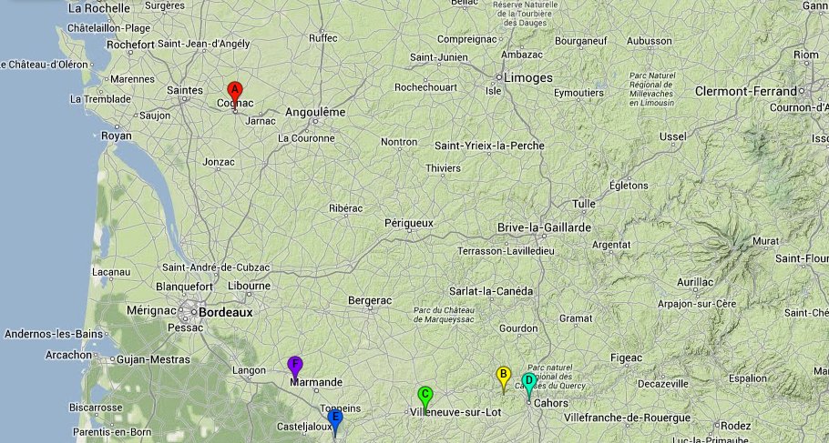 Canals & Rivers Mid-France Boat Hire Bases
